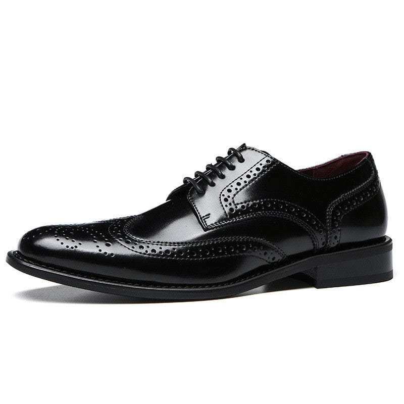 Men Brit Brogue Oxford Shoes / Casual Brogues / British Style